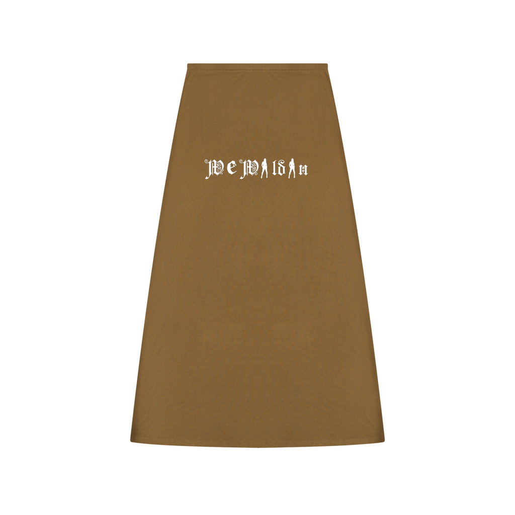 Women's Solid Color Knit Maxi Skirt
