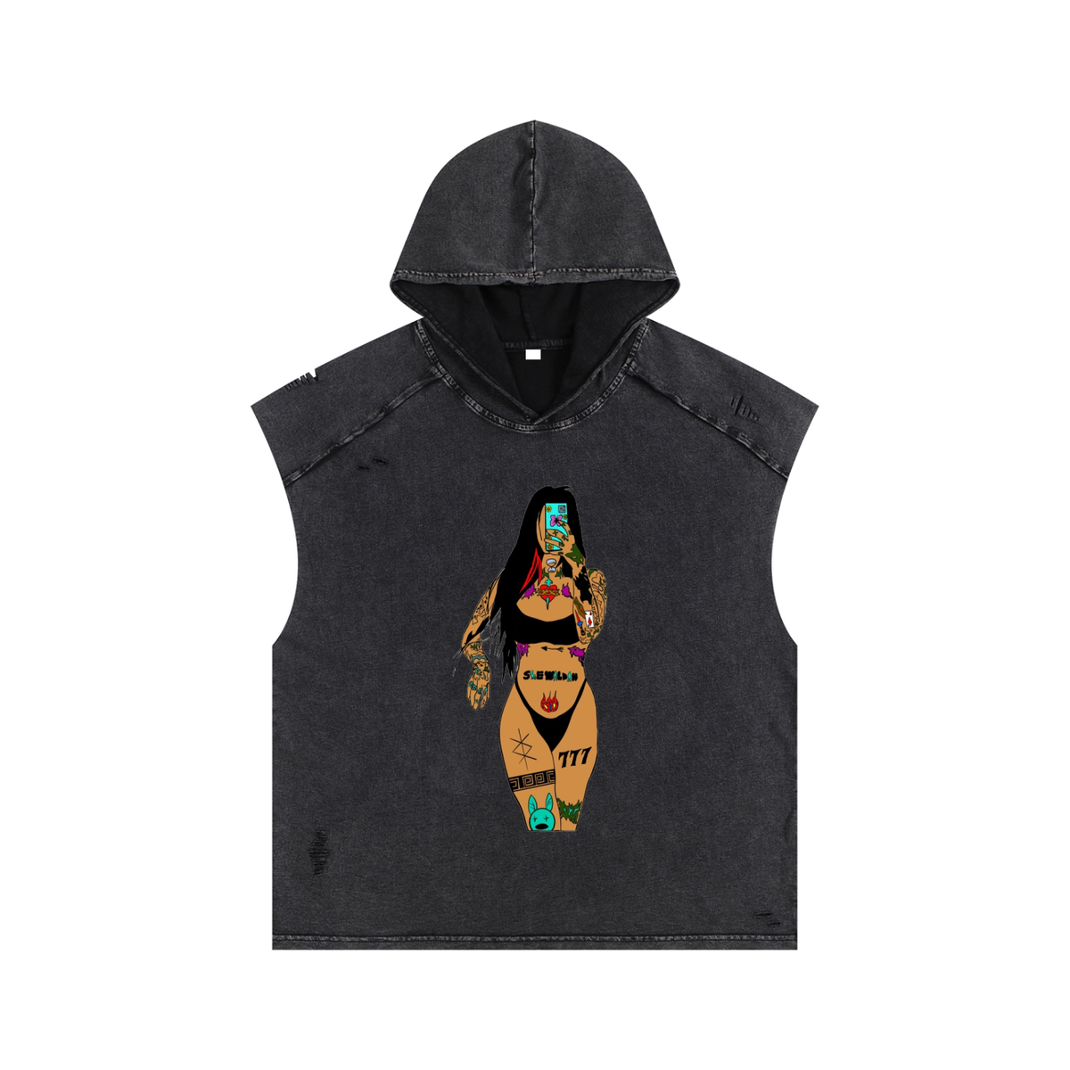 WE WILDIN Hooded Tank