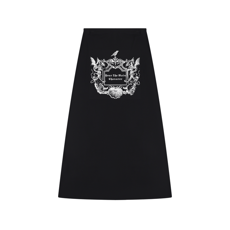 Women's Solid Color Knit Maxi Skirt