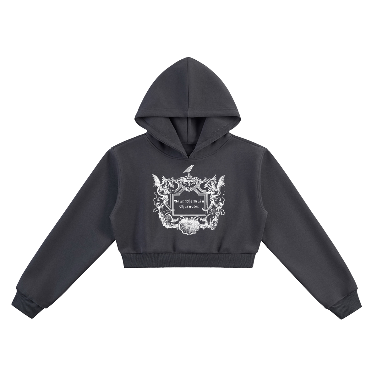 Essential Cropped Hoodie