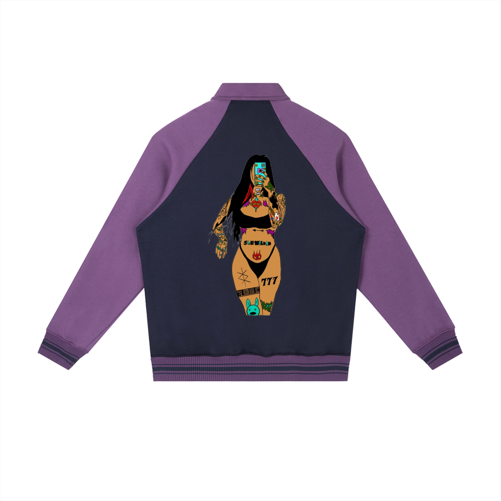 WE WILDIN Raglan Baseball Jacket
