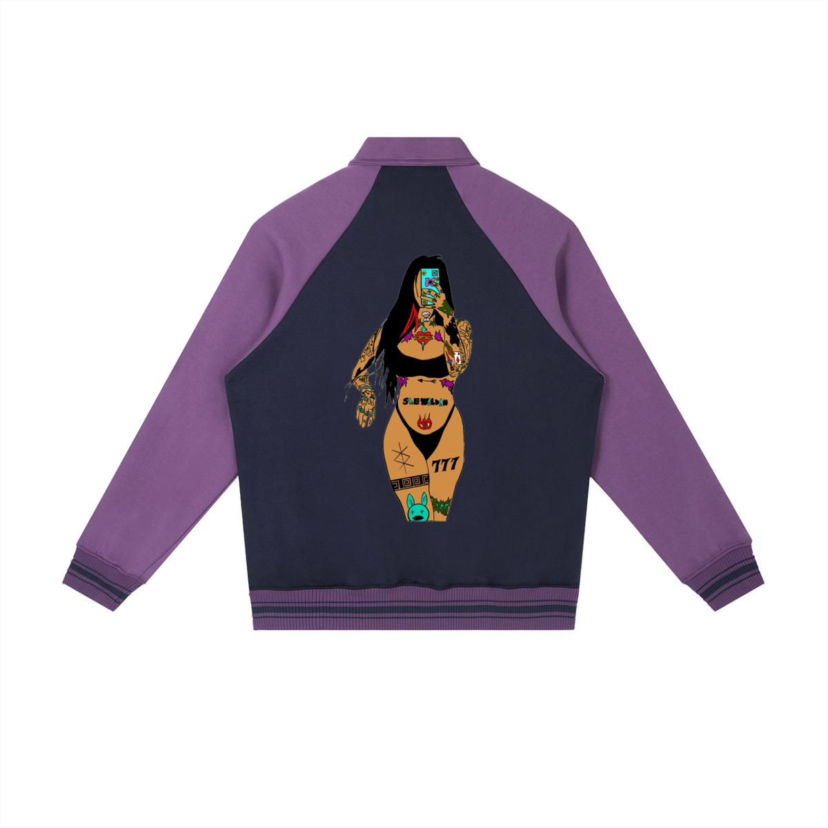 WE WILDIN Raglan Baseball Jacket