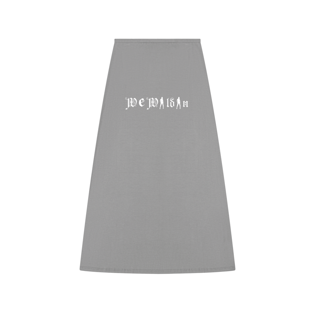 Women's Solid Color Knit Maxi Skirt