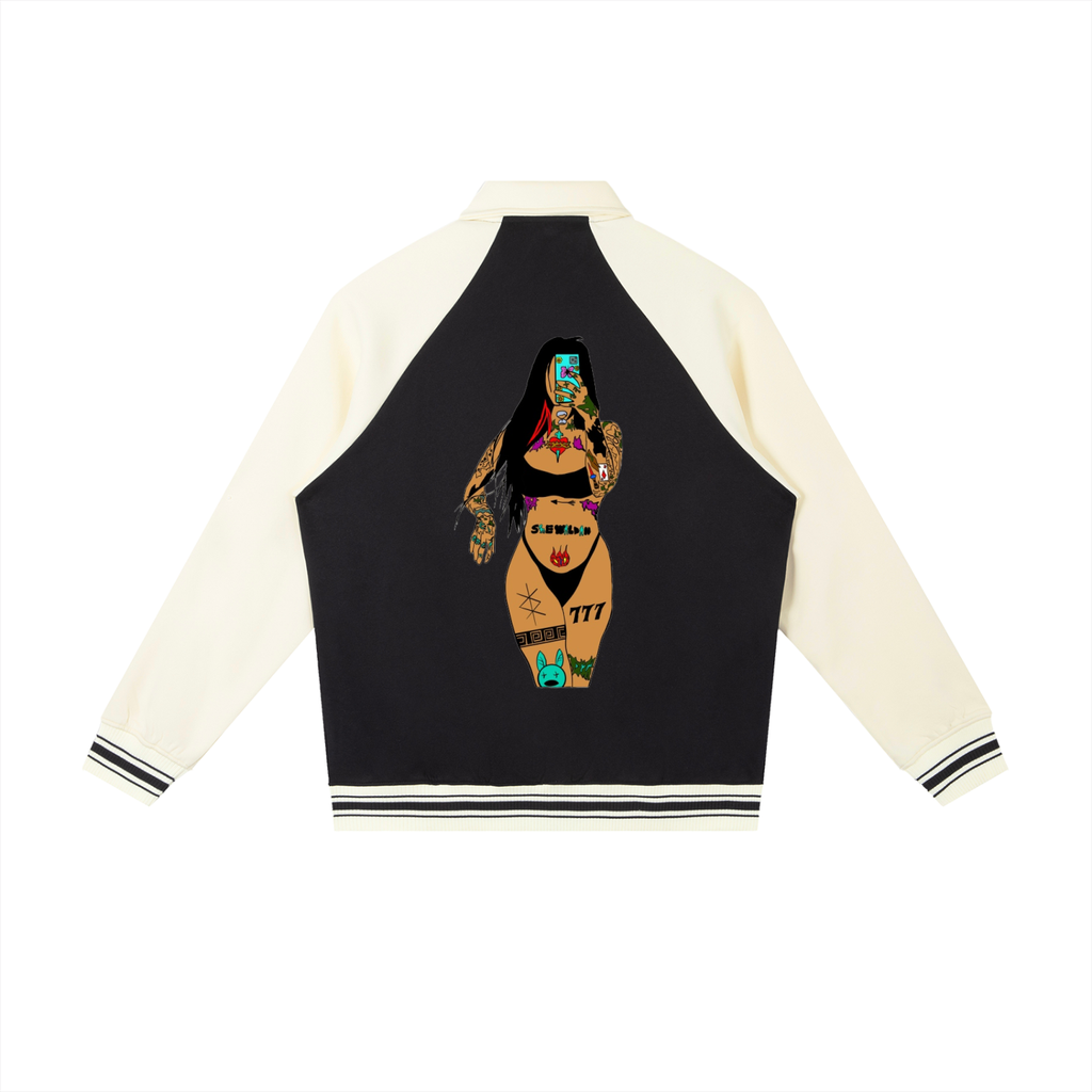 WE WILDIN Raglan Baseball Jacket