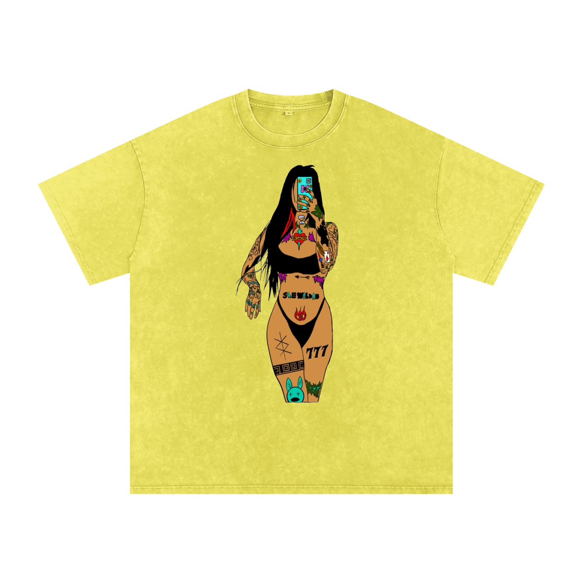 WE WILDIN Snow Washed Tee