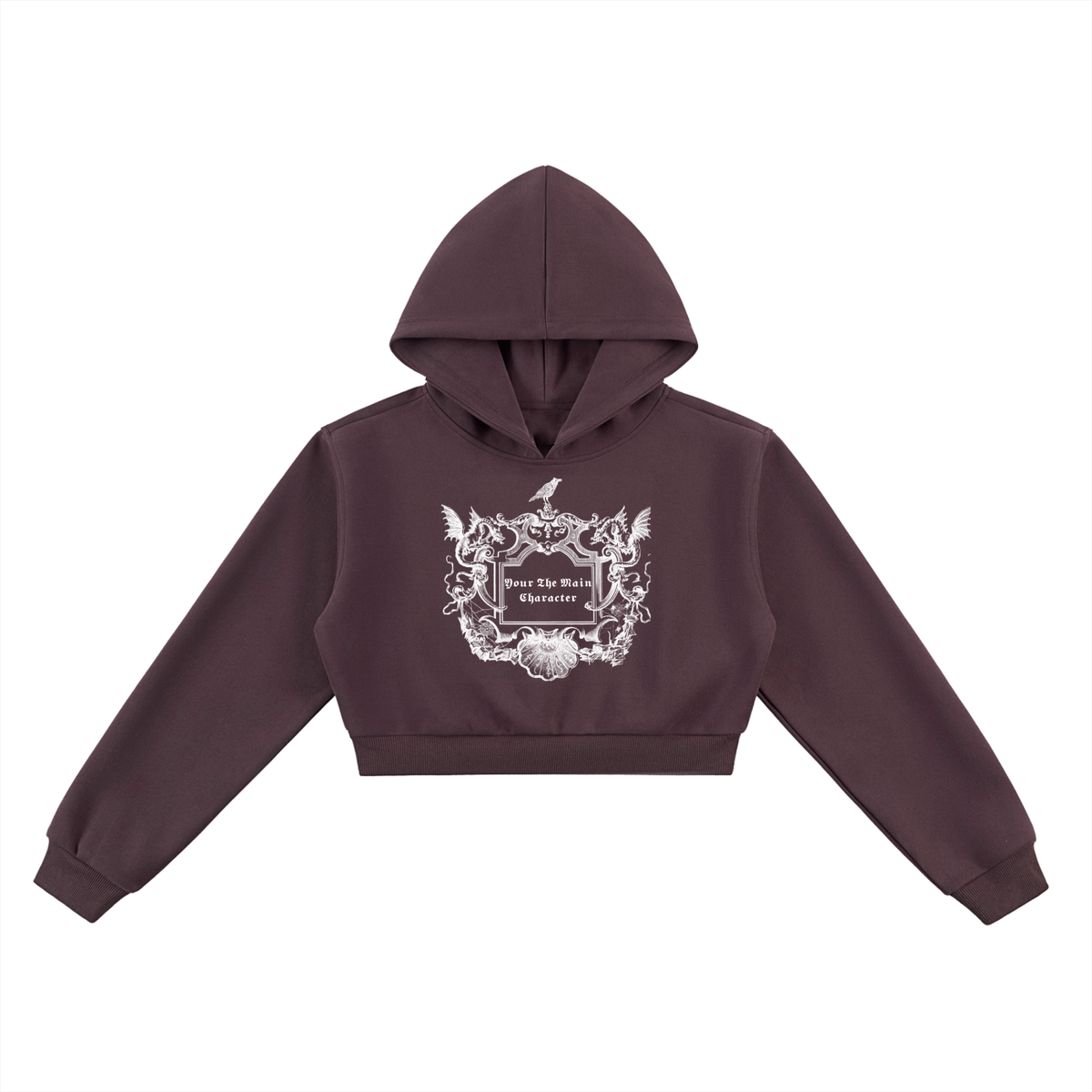 Essential Cropped Hoodie