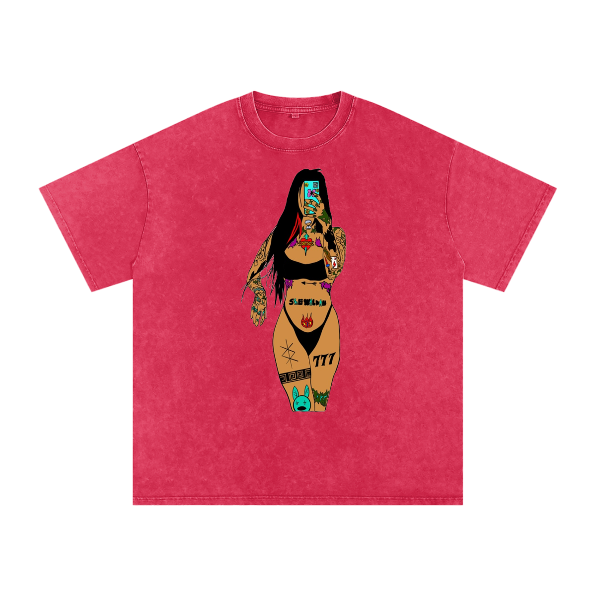 WE WILDIN Snow Washed Tee