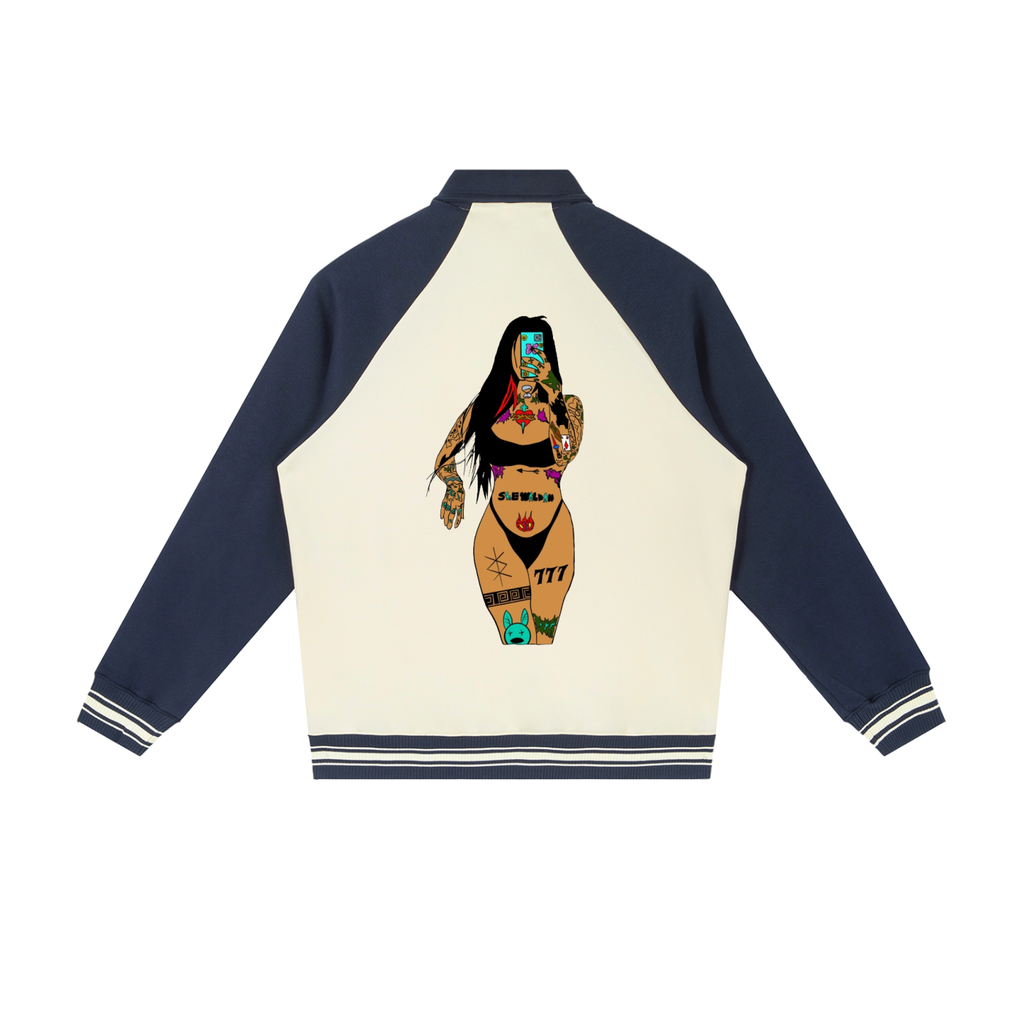 WE WILDIN Raglan Baseball Jacket