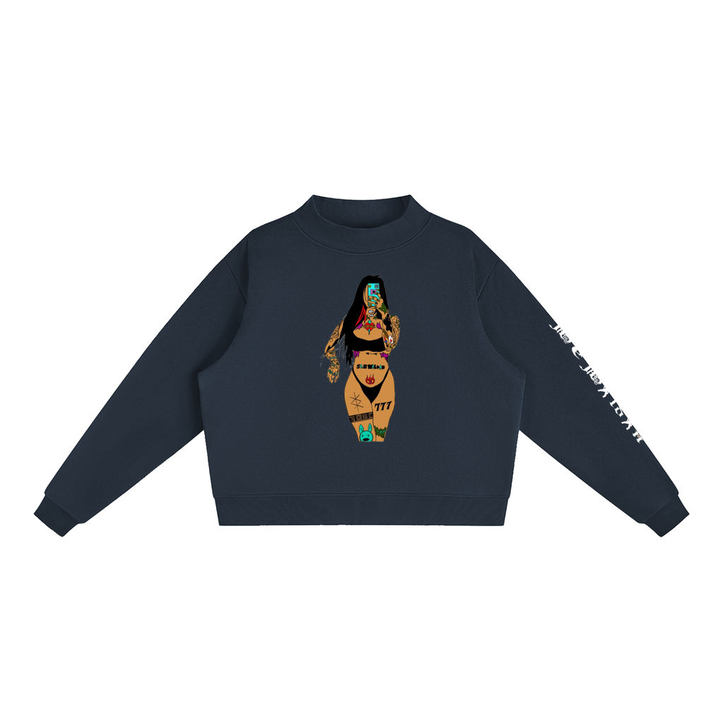 WE WILDIN Mock-Neck Sweatshirt