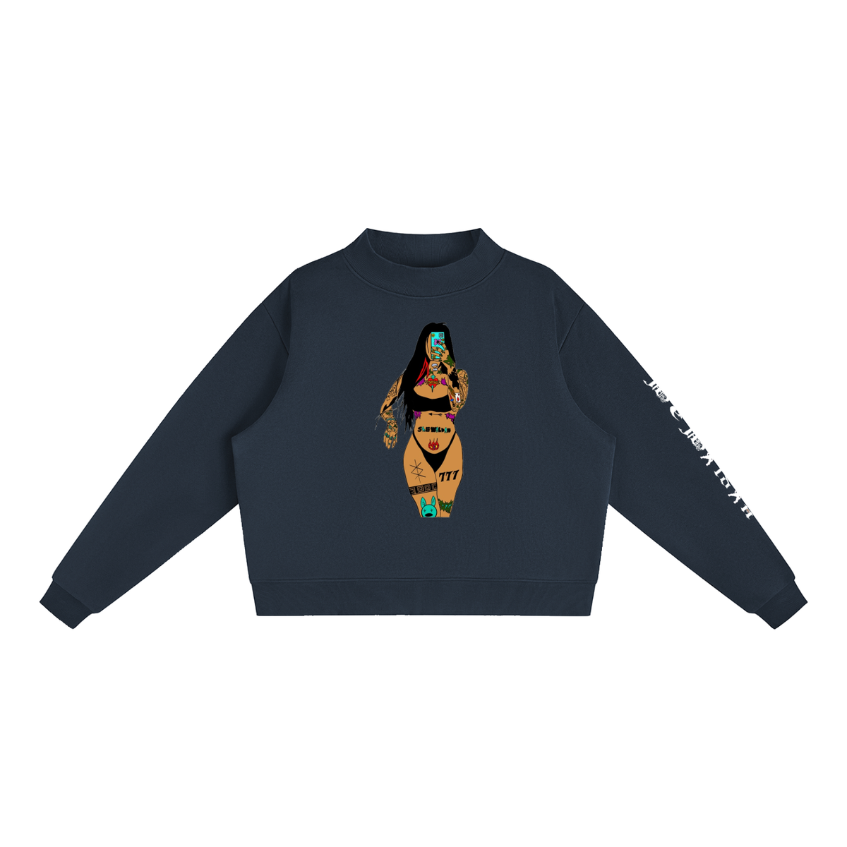 WE WILDIN Mock-Neck Sweatshirt