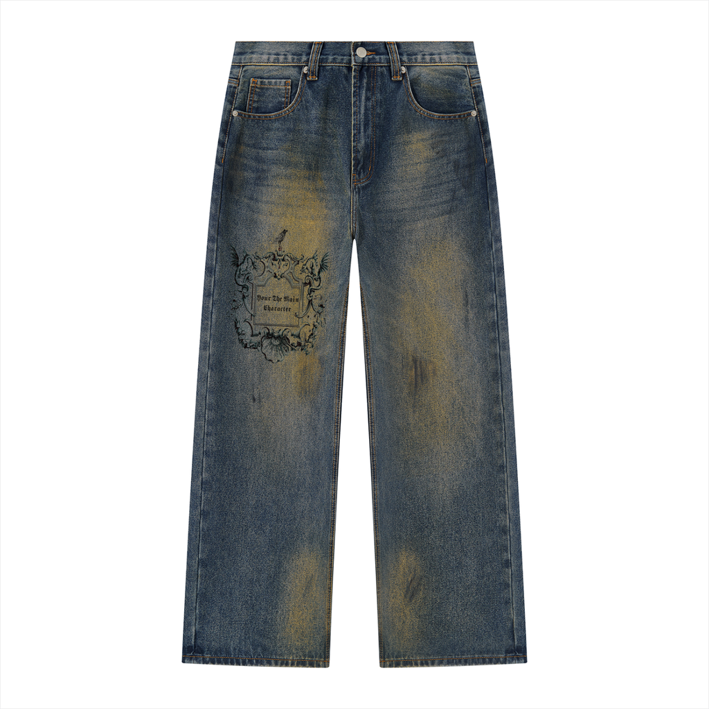WE WILDIN Wide Leg Denim
