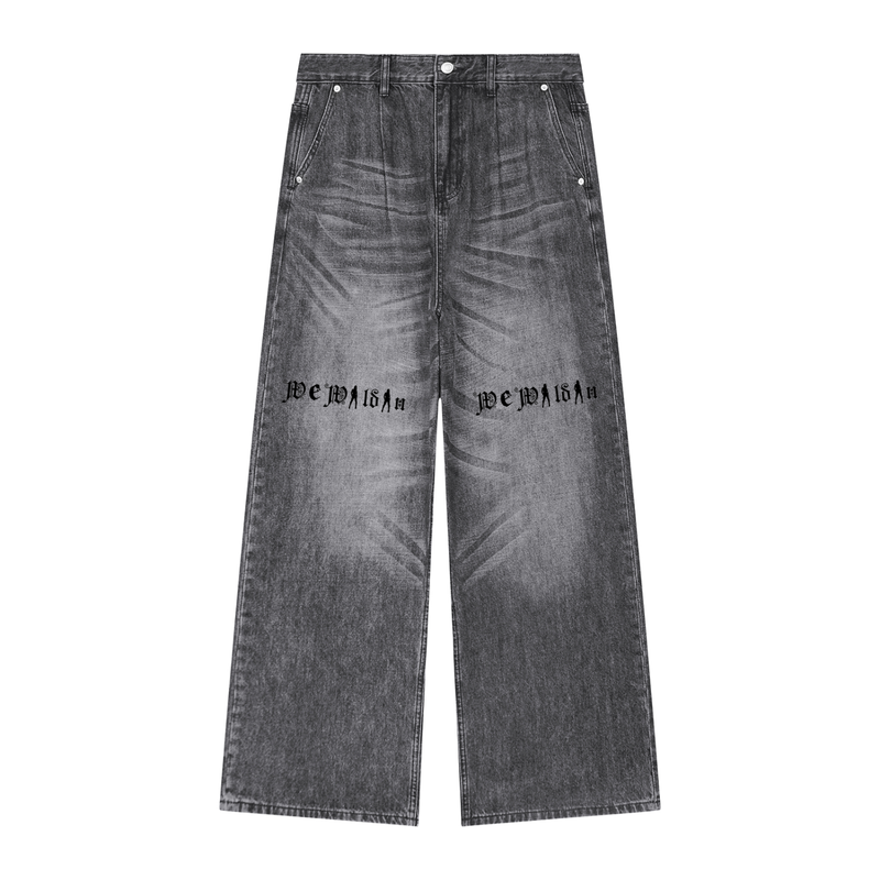 Men's Vintage Wash Denim Jeans